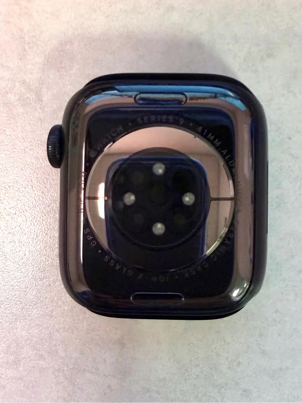 Apple Watch - Black Smartwatch with Green Accents
